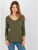 Blúzka EM BZ ES 21 609.10X khaki