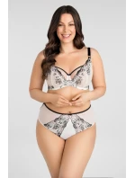 Mäkká podprsenka Gorsenia K 840 Black & White