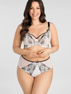 Mäkká podprsenka Gorsenia K 840 Black & White