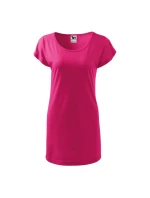 Malfini Love W MLI-12340 fialovo červené šaty