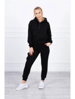 Izolovaná sada s ozdobným vreckom čierna