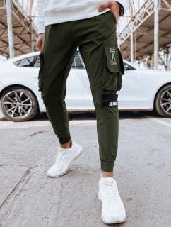 Pánske bojové nohavice zelené FashionStreet UX4307