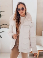 WARMMISS dámska prešívaná zimná bunda s kapucňou biela FashionStreet TY4922 WARMMISS dámska prešívaná zimná bunda s kapucňou biela FashionStreet TY4922