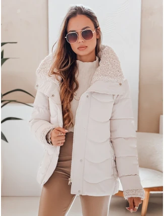 WARMMISS dámska prešívaná zimná bunda s kapucňou biela FashionStreet TY4922 WARMMISS dámska prešívaná zimná bunda s kapucňou biela FashionStreet TY4922