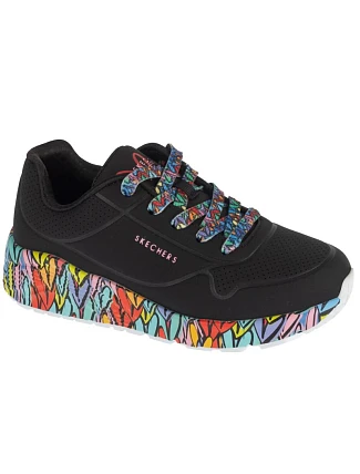 Skechers Uno Lite – Subtle Love 314088L-BKMT Čierne 31