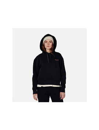 Dámska mikina ROSSIGNOL W WATERFALL H RELAX SWEATSHIRT, čierna, dámska Dámska mikina ROSSIGNOL W WATERFALL H RELAX SWEATSHIRT, čierna, dámska