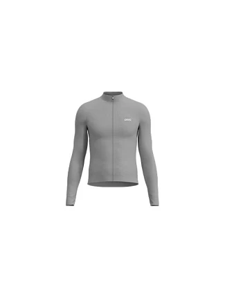 Cyklistické tričko POC M's Thermal Lite LS Jersey, sivé
