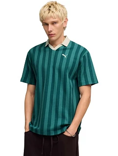 Pánske tričko Puma Class Relaxed Pinnacle Polo, zelené, 692069, veľkosť 41
