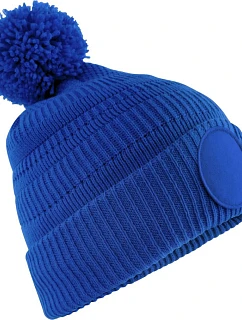 Beechfield B 530R Pletená čiapka s nášivkou „Fan“ 53.530R bright royal