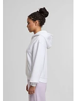Build your Brand BY 444 Dámska mikina s kapucňou v oversize strihu „Loose Fit“ 56.0444 biela
