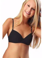 Dievčenská podprsenka TBC 122 BI Black - KEY