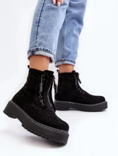 Dámske členkové topánky M532-1 model 190537 Black - ERYNN