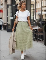 PASTELLA zelená tylová sukňa FashionStreet CY0423 PASTELLA zelená tylová sukňa FashionStreet CY0423