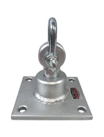 Otočný háčik na zavesenie tašky strieborný Ho-1