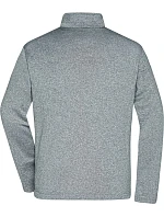 Daiber JN 1148 Pánska dvojvrstvová melírovaná softshellová bunda 02.1148 tmavá melírovaná/červená