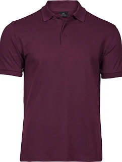 Tee Jays TJ 1405 Pánske luxusné ťažké strečové piqué polo 18.1405 wine
