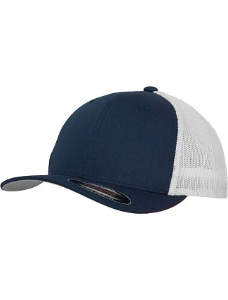 Flexfit 6511 6-panelová čiapka typu Trucker „Mesh“ 55.6511 tmavomodrá/biela Flexfit 6511 6-panelová čiapka typu Trucker „Mesh“ 55.6511 tmavomodrá/biela