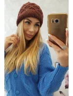 Roma Bis fleecová čiapka K235 hnedá