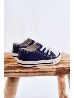 Dziecięce Trampki Klasyczne Granatowe Filemon