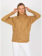 Dámsky sveter LC SW 3019 camel - FPrice