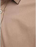 Pánska elegantná hladká béžová košeľa REGULAR FIT FashionStreet DX2686 Pánska elegantná hladká béžová košeľa REGULAR FIT FashionStreet DX2686