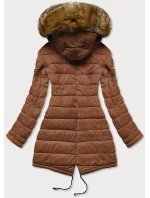 Dámska obojstranná zimná bunda black-caramel (m-21508) Dámska obojstranná zimná bunda black-caramel (m-21508)