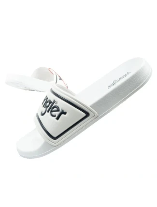 Pánske pohodlné športové žabky Wrangler Averell Slider white