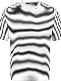 Premier PR 020 Ťažké unisexové tričko oversize „Utility 2.0“ 39.0020 čierno-biele pruhy