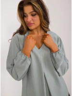 Blúzka D60082M11180B pistáciová