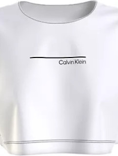 Dámske plavky BOX FIT CROP TOP KW0KW02478YCD - Calvin Klein