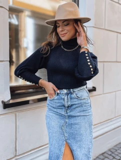 INGRIDA dámsky tmavomodrý sveter FashionStreet MY1437