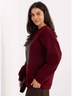Mikina MI BL 4216 1.82 burgundy