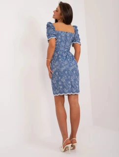 Dámske šaty LK SK 509404.20 tmavomodré - Lakerta