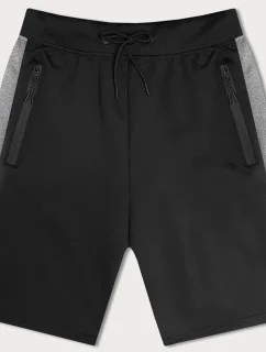 Pánske športové šortky čierne (8K281-3)