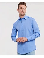 Russell Athletic 924M Popelínová košeľa s dlhým rukávom 11.924M corporate blue