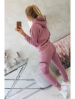 Izolačná sada s ozdobným vreckom tmavo ružová