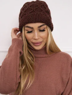 Roma Bis fleecová čiapka K235 hnedá