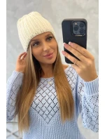 Dámska čiapka Rebeka K345 ecru