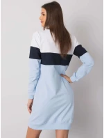 Dámske šaty RV SK 5869.04 biele a modré Dámske šaty RV SK 5869.04 biele a modré