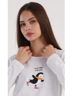 Dámske pyžamo dlhé Tučniak na ľade Dámske pyžamo dlhé Tučniak na ľade