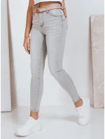 Dámske push up džínsy šedé FashionStreet UY2804