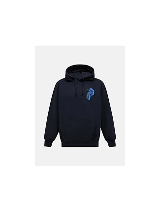 Pánska mikina PEAK PERFORMANCE M Terry Graphic Hood, čierna Pánska mikina PEAK PERFORMANCE M Terry Graphic Hood, čierna