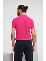 Russell Athletic 566M Pánske elastické polo tričko z piké 10.566M azúrovo modré Russell Athletic 566M Pánske elastické polo tričko z piké 10.566M azúrovo modré