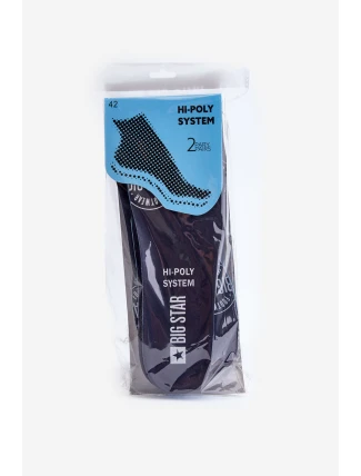 Vložky do topánok BIG STAR Memory Foam System 2 páry Black Vložky do topánok BIG STAR Memory Foam System 2 páry Black