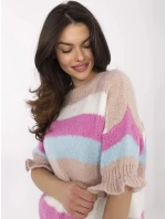 Jumper MI SW 1903.94 bielo-ružový Jumper MI SW 1903.94 bielo-ružový