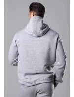 Svetlosivá pánska mikina s kapucňou (68B2009-2) Svetlosivá pánska mikina s kapucňou (68B2009-2)