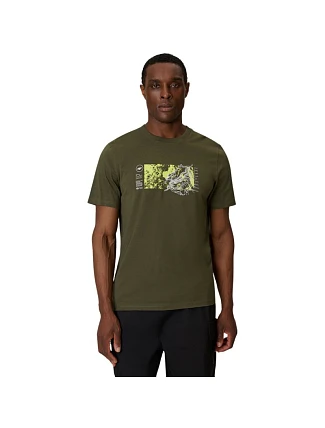 Pánske tričko 4F M2823 khaki 4FWSS26TTSHM2823 43S