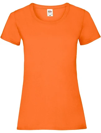 Fruit of the Loom Lady-Fit Valueweight T Dámske tričko 16.1372 oranžové Fruit of the Loom Lady-Fit Valueweight T Dámske tričko 16.1372 oranžové