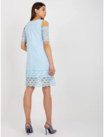 LK SK 506654 šaty.52 svetlo modrá LK SK 506654 šaty.52 svetlo modrá