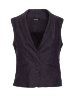 M859 Džínsová vesta - grafitová